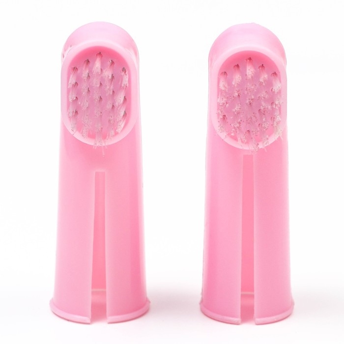 Набор из 2 зубных щёток-напальчников