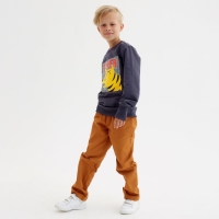 Свитшот для мальчика MINAKU: Casual Collection KIDS цвет графит, рост 146