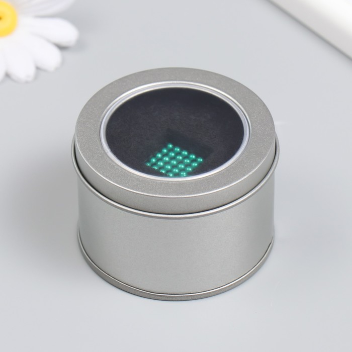 Антистресс магнит Антистресс магнит "Неокуб" 216 шариков d=0,3 см (зелёный)