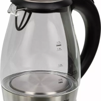 Чайник HYK-G2030 1,7л 2200Вт черный (стекло)