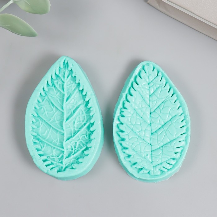 Молд силикон Молд силикон "Скелетированный листик" набор 2 шт 6х3,9х2,1 см