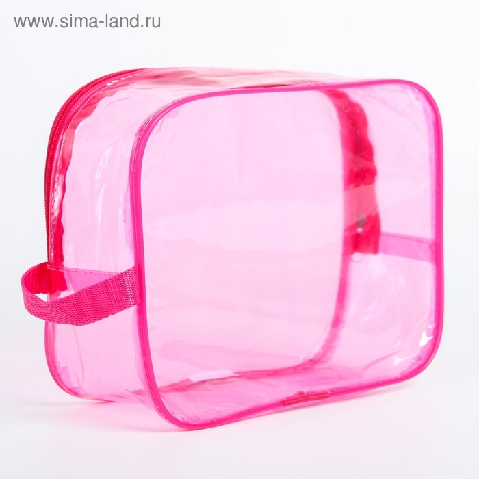 Набор сумок в роддом, 3 шт., цвет прозрачный/розовый Набор сумок в роддом, 3 шт., цвет прозрачный/розовый