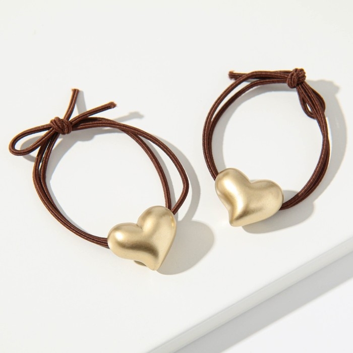 Резинки для волос «Не верь слухам, я хуже» 2 шт Резинки для волос «Не верь слухам, я хуже» 2 шт