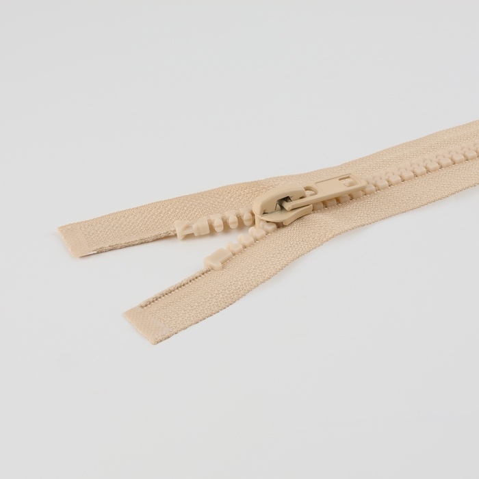 Молния «Трактор», №8, разъёмная, замок автомат, 90 см, цвет слоновая кость