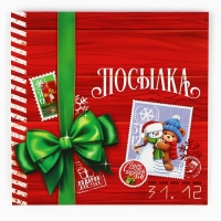 Коробка для сладостей «Посылка», 20 х 15 х 5 см, Новый год