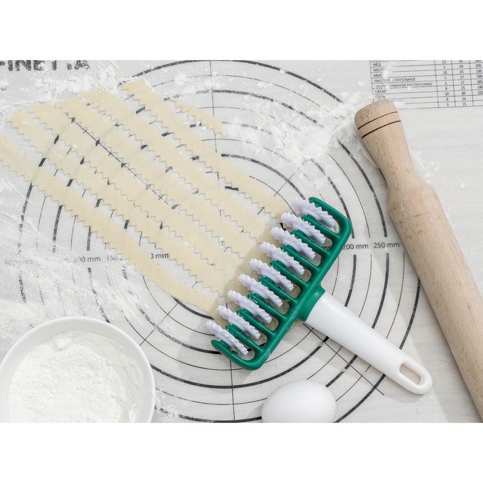 Валик для нарезки теста KONFINETTA «Сладость», фактурный, 14×17×4 см, цвет белый Валик для нарезки теста KONFINETTA «Сладость», фактурный, 14×17×4 см, цвет белый
