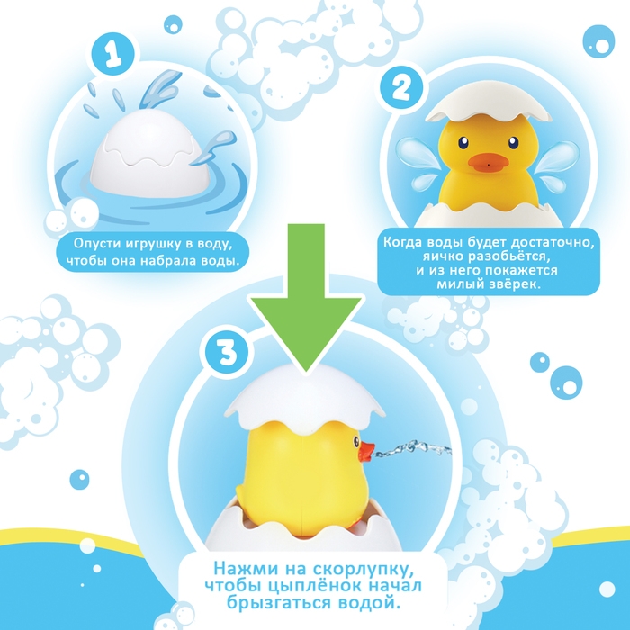 Игрушка для купания в ванной «Брызгалки», МИКС Игрушка для купания в ванной «Брызгалки», МИКС