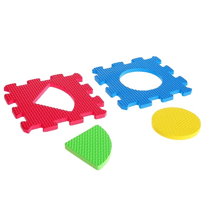 Коврик-пазл «Изучаем фигуры» Коврик-пазл «Изучаем фигуры»