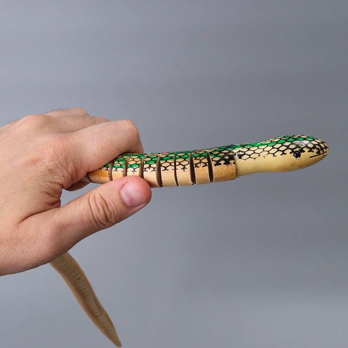 Новый год! Деревянная игрушка «Змея», 70 × 2 × 2 см