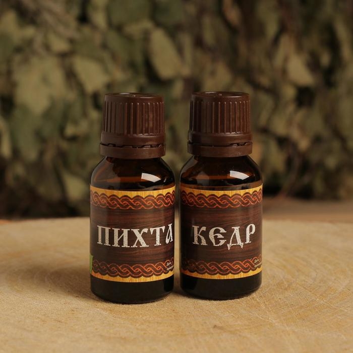 Набор Набор "Настоящему банщику" 2 эфирных аромамасла 100% 15мл