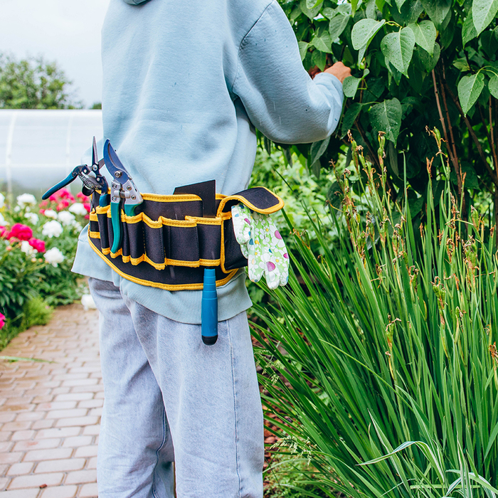 Поясная сумка для садового инструмента, на ремне, 10 карманов Поясная сумка для садового инструмента, на ремне, 10 карманов