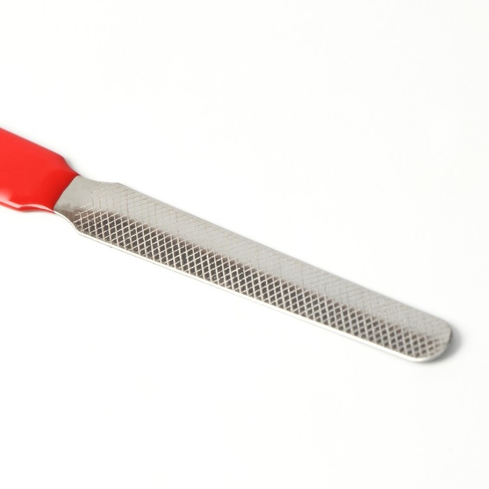 Набор по уходу за когтями: ножницы-когтерезы (отверстие 6 мм) и пилка, сине-красный Набор по уходу за когтями: ножницы-когтерезы (отверстие 6 мм) и пилка, сине-красный