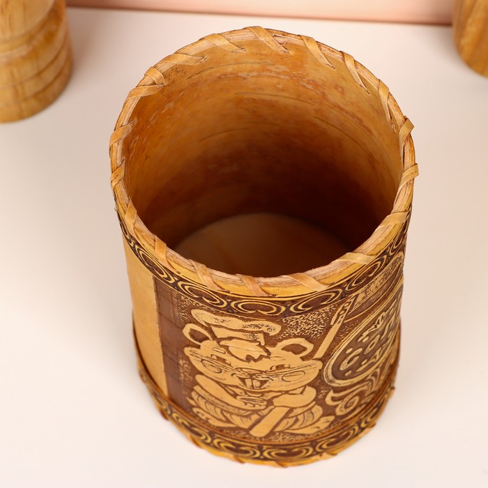 Туес для специй «Хомяк», соль, 8х8х14 см, береста Туес для специй «Хомяк», соль, 8х8х14 см, береста