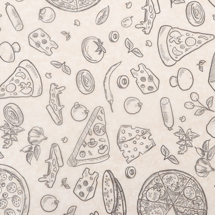 Подпергамент, пищевой «Пицца» 0,38 х 5 м Подпергамент, пищевой «Пицца» 0,38 х 5 м