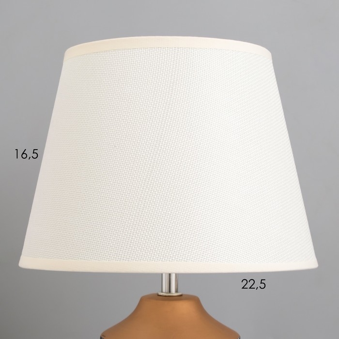 Лампа настольная Лампа настольная "Киао" 1х40Вт Е14 черный/золото 22х22х36см