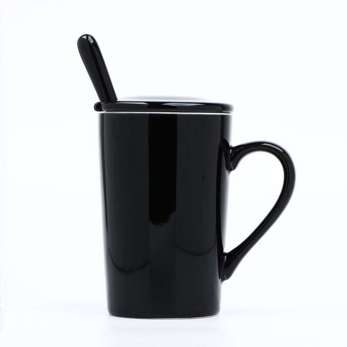 Кружка «Горжусь», 420 мл, с ложкой и крышкой Кружка «Горжусь», 420 мл, с ложкой и крышкой