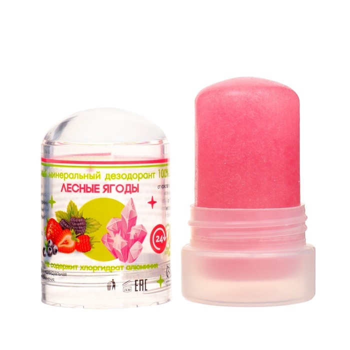 Минеральный дезодорант «Лесные ягоды», 60 г Минеральный дезодорант «Лесные ягоды», 60 г