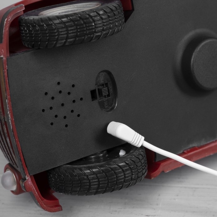 Светодиодная фигура «Машина с эльфами» 28 × 17 × 12 см, пластик, батарейки ААх3 (не в комплекте), USB, свечение тёплое белое Светодиодная фигура «Машина с эльфами» 28 × 17 × 12 см, пластик, батарейки ААх3 (не в комплекте), USB, свечение тёплое белое