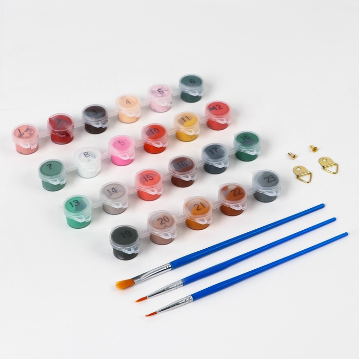 Картина по номерам панно &laquo;Фламинго в тропиках&raquo;, 30 х 50 см