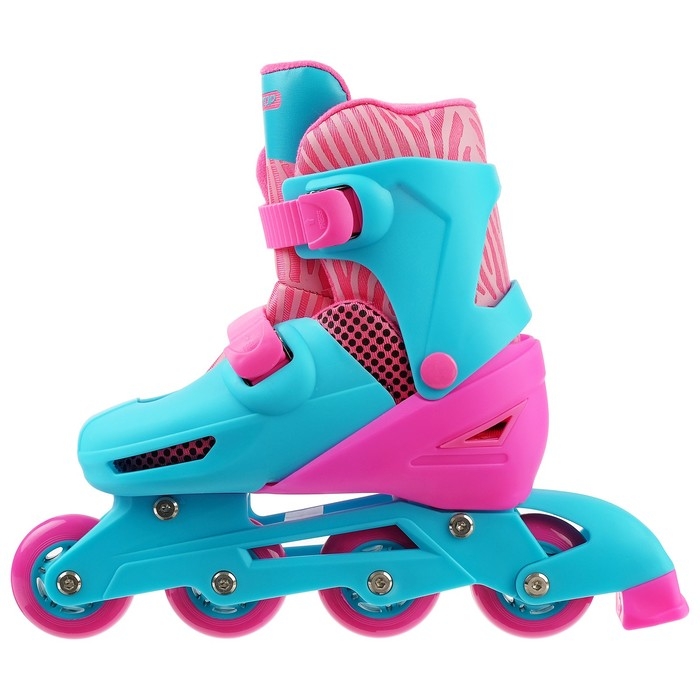 Роликовые коньки раздвижные ONLYTOP, р. 30-33, колёса PVC 64 мм Роликовые коньки раздвижные ONLYTOP, р. 30-33, колёса PVC 64 мм