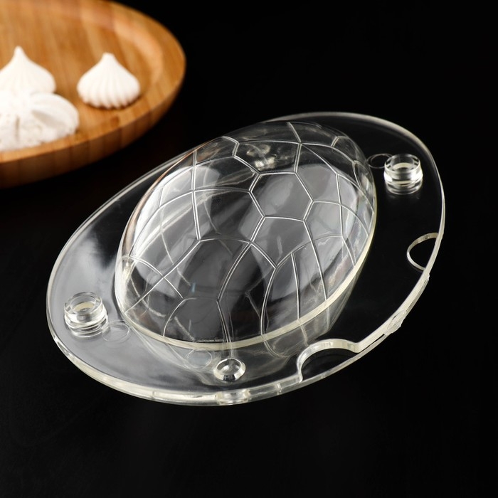 Молд для шоколада KONFINETTA «Шоколадное яйцо», силикон, 14×11,5×9 см, цвет прозрачный Молд для шоколада KONFINETTA «Шоколадное яйцо», силикон, 14×11,5×9 см, цвет прозрачный