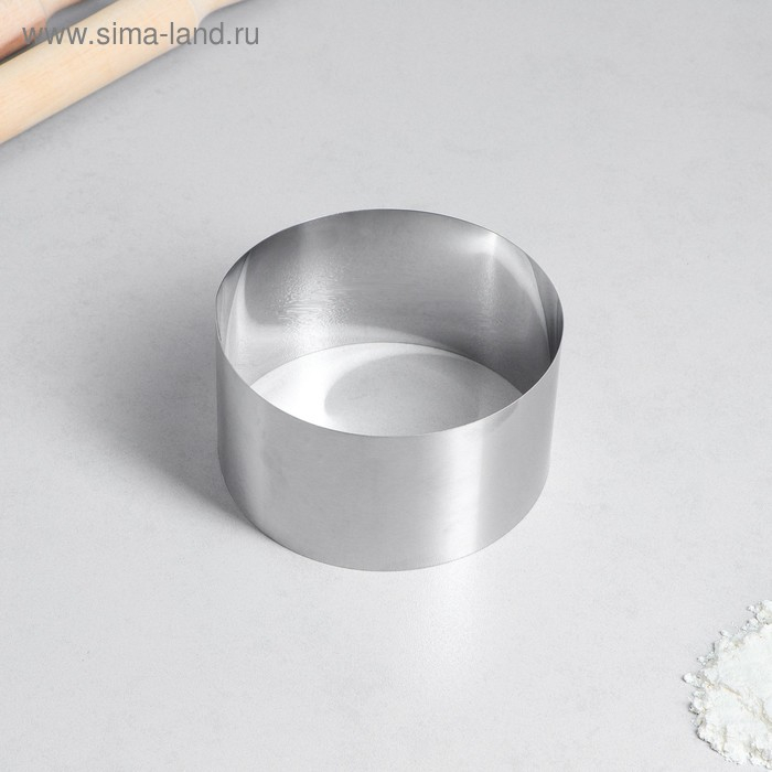 Набор форм для выпечки и выкладки «Круг», d-30, h-8,5 см, 4 шт Набор форм для выпечки и выкладки «Круг», d-30, h-8,5 см, 4 шт