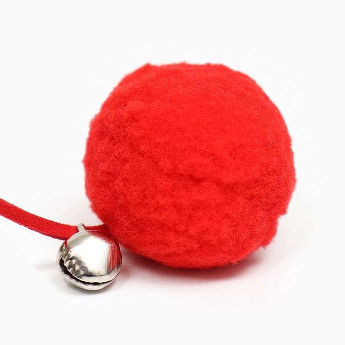 Игрушка-дразнилка для кошек  Игрушка-дразнилка для кошек "Пряник в колпаке", с бубенчиком