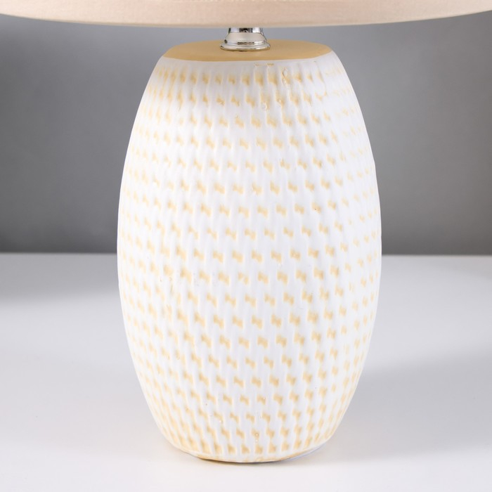 Лампа настольная 48474/1 E14 40Вт бежевый 20х20х34 см RISALUX