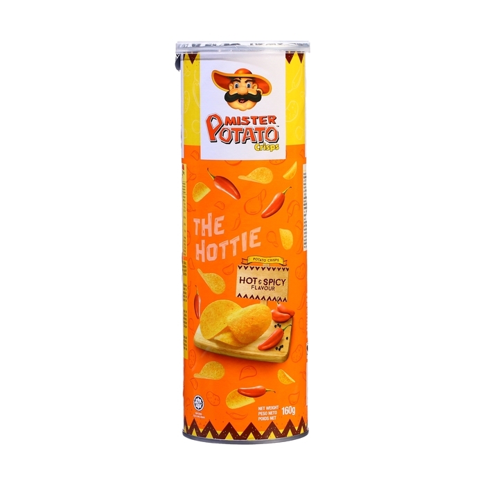 Картофельные чипсы с острым и пряным вкусом Mister Potato Hot and Spicy, 160 г Картофельные чипсы с острым и пряным вкусом Mister Potato Hot and Spicy, 160 г
