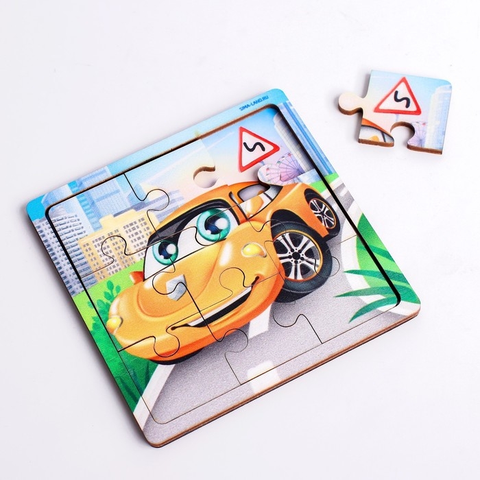 Пазл «Машина», 9 деталей Пазл «Машина», 9 деталей