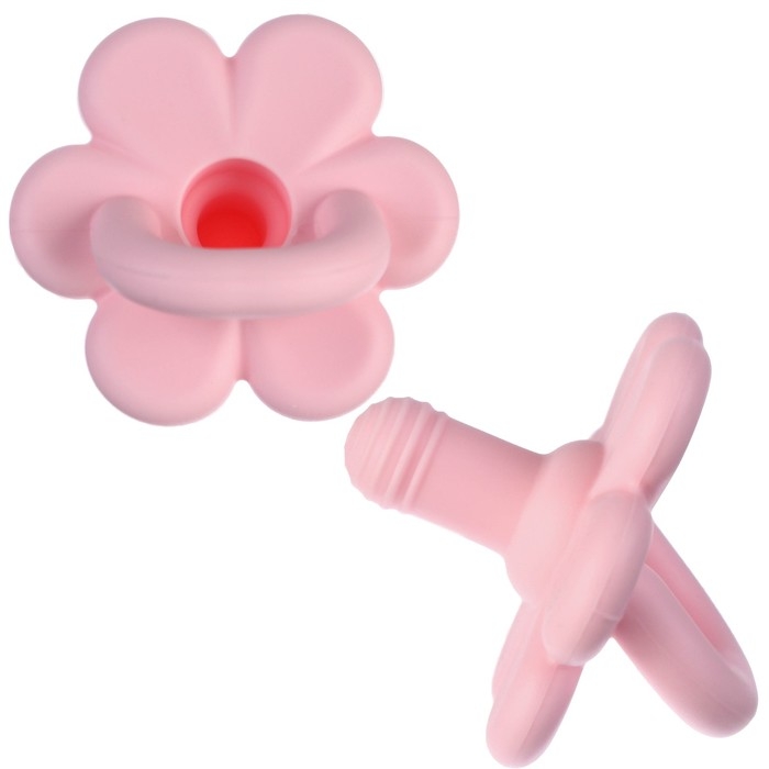Соска - пустышка цельносиликоновая классическая «Цветочек», от 0 мес., цвет розовый Соска - пустышка цельносиликоновая классическая «Цветочек», от 0 мес., цвет розовый