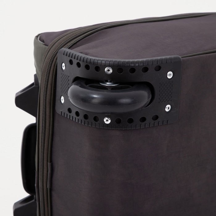 Чемодан малый 20 Чемодан малый 20", сумка дорожная на молнии, цвет хаки