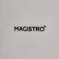 Тарелка фарфоровая квадратная Magistro «Цветок Бланш», 30×30 см, цвет белый