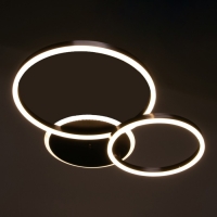 Люстра с ПДУ 1102/2CF LED 120Вт диммер кофе 65х65х7 см BayerLux