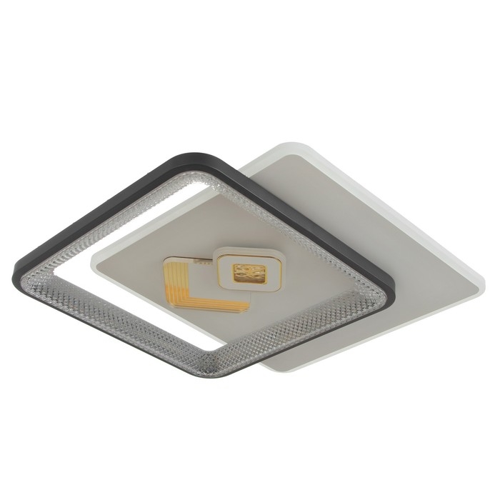 Светильник Светильник "Вилса" LED 156Вт бело-чёрный 50х50х7 см BayerLux