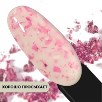 Гель лак для ногтей, «MILK POTAL», 3-х фазный, 8мл, LED/UV, цвет белый/ярко-розовый (10)