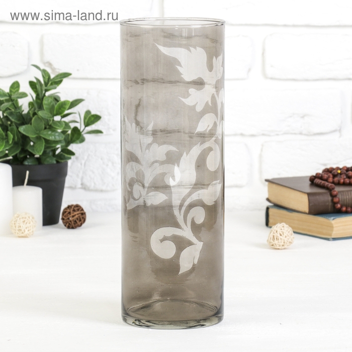 Ваза  Ваза "Семптарос-дымка" трубка 107  30см