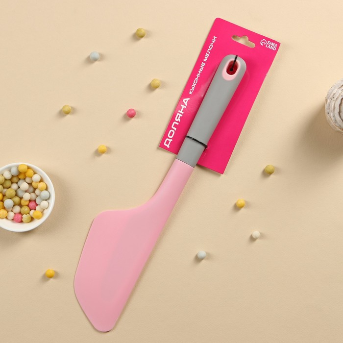 Шпатель кондитерский Доляна «Честер», 34×7,5×2 см, цвет МИКС Шпатель кондитерский Доляна «Честер», 34×7,5×2 см, цвет МИКС