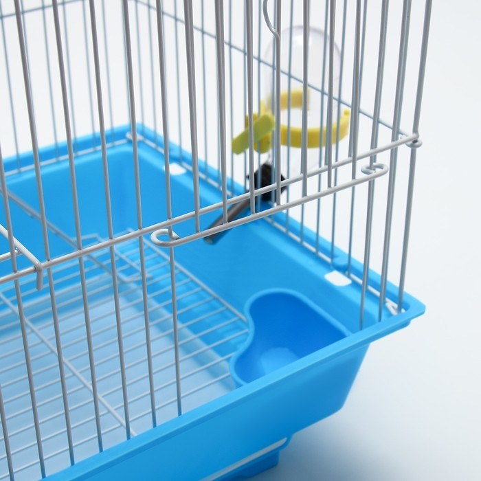 Клетка для грызунов с наполнением RT-3, 30 х 23 х 39 см, голубая Клетка для грызунов с наполнением RT-3, 30 х 23 х 39 см, голубая