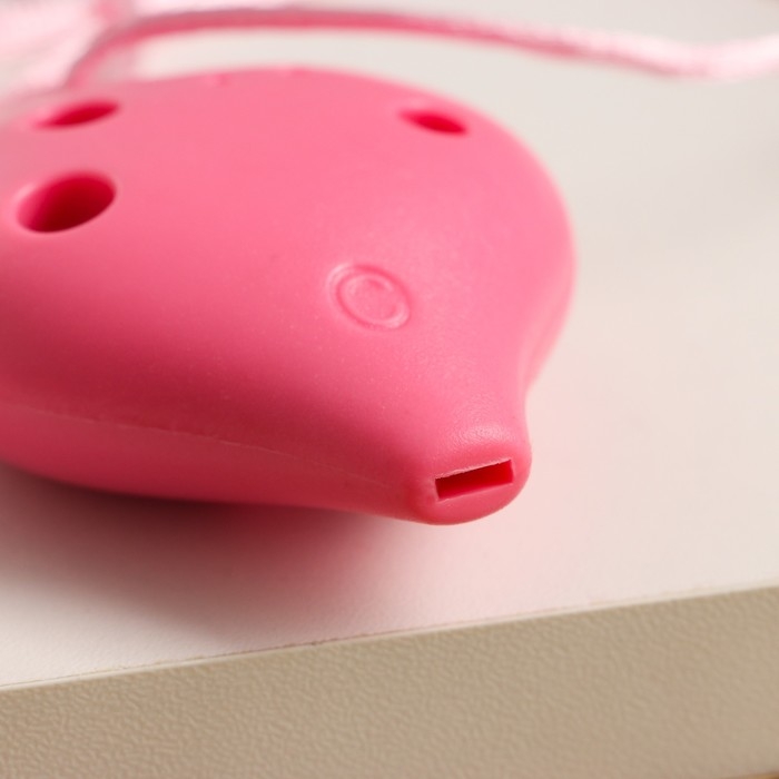 Окарина Music Life 6 отверстий, розовая, 6,7 х 4 х 3,2 см Окарина Music Life 6 отверстий, розовая, 6,7 х 4 х 3,2 см