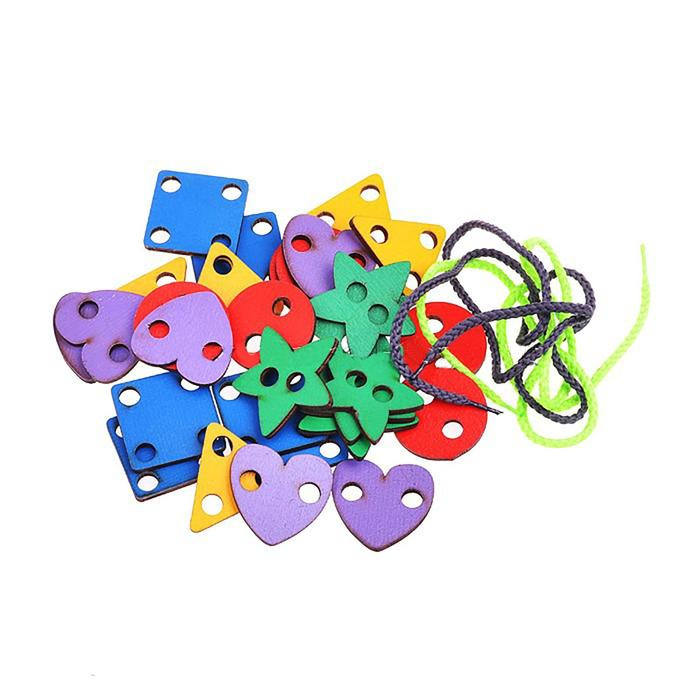 Шнуровка  Шнуровка "Геометрические фигуры"