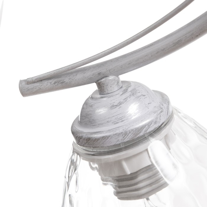 Люстра Люстра "Риана" 5х40Вт Е27 Белый, серебро 57х57х23см