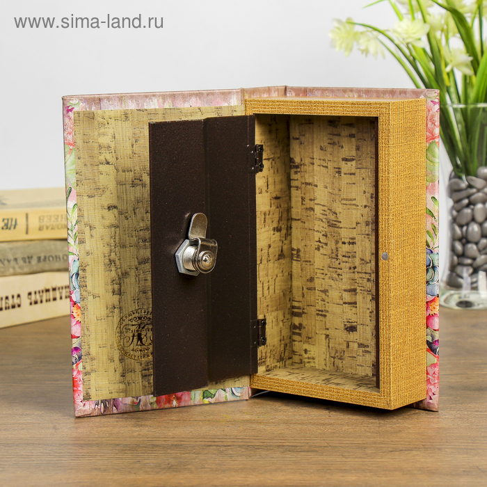 Сейф-книга дерево Сейф-книга дерево "Весна в воздухе" кожзам 21х13х5 см