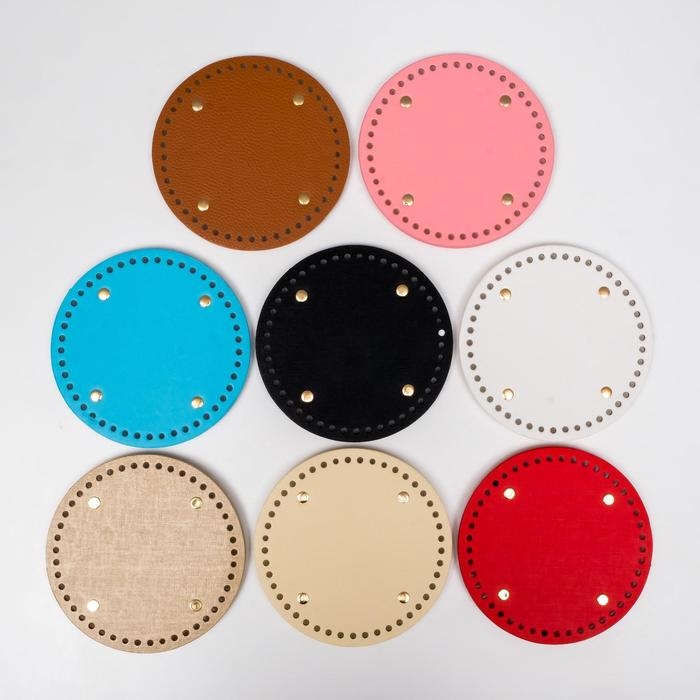 Основа для вязаных изделий кожзам Основа для вязаных изделий кожзам "Круглая" МИКС 15 см