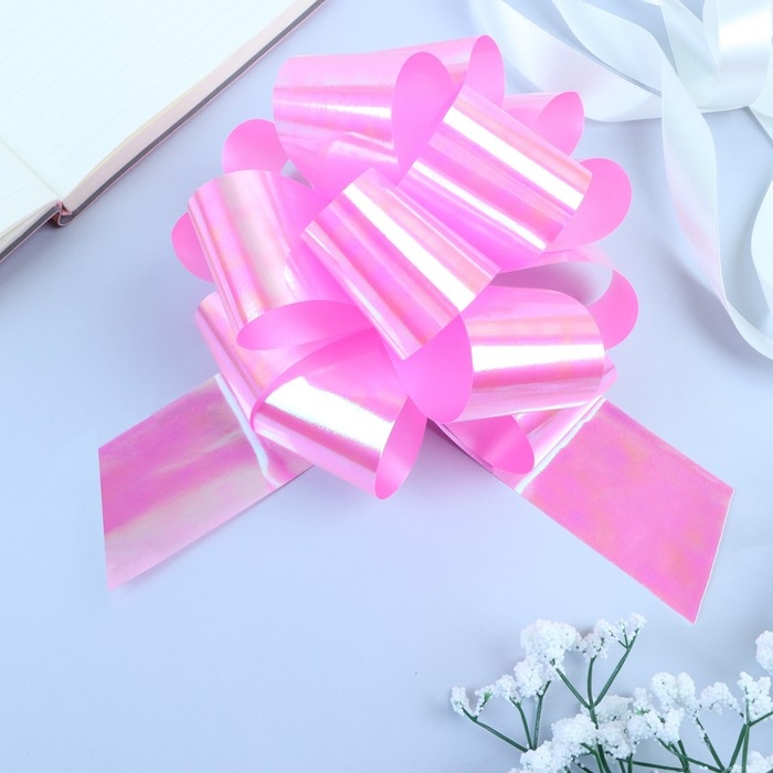 Бант-шар №5 перламутровый, цвет розовый Бант-шар №5 перламутровый, цвет розовый