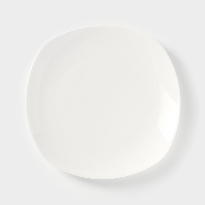 Тарелка фарфоровая десертная Wilmax Ilona, d=19,5 см, цвет белый Тарелка фарфоровая десертная Wilmax Ilona, d=19,5 см, цвет белый