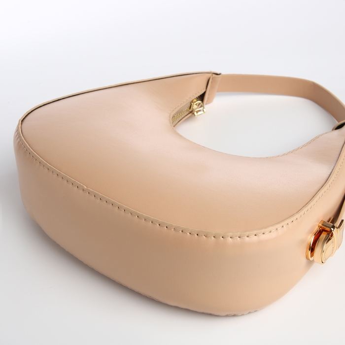 Сумка женская багет на молнии, цвет бежевый Сумка женская багет на молнии, цвет бежевый
