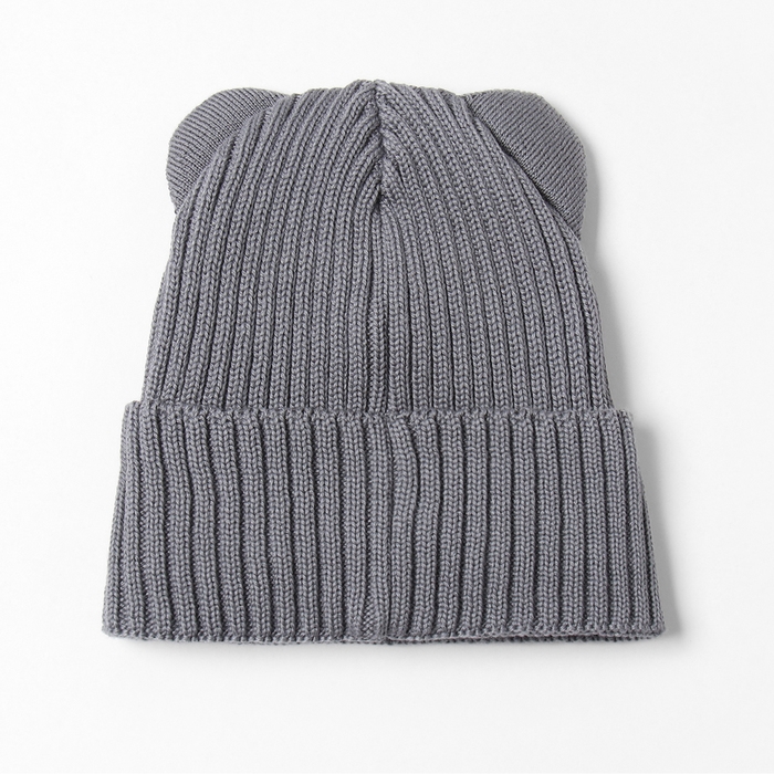 Шапка детская MINAKU, размер 44-46, цвет серый Шапка детская MINAKU, размер 44-46, цвет серый