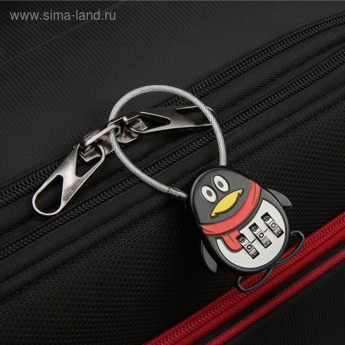 Замок навесной кодовый, Замок навесной кодовый, "Пингвин", черный