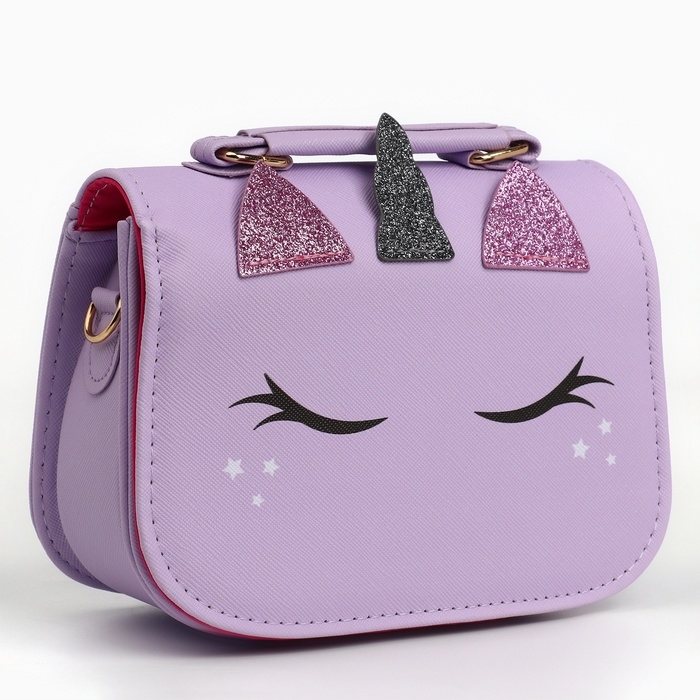 Детская сумка Детская сумка "Волшебный единорожик", с ушками р-р. 16*12*6.5 см